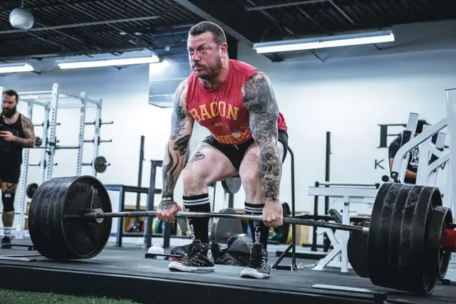 barbell bent over row