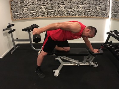 barbell bent over row